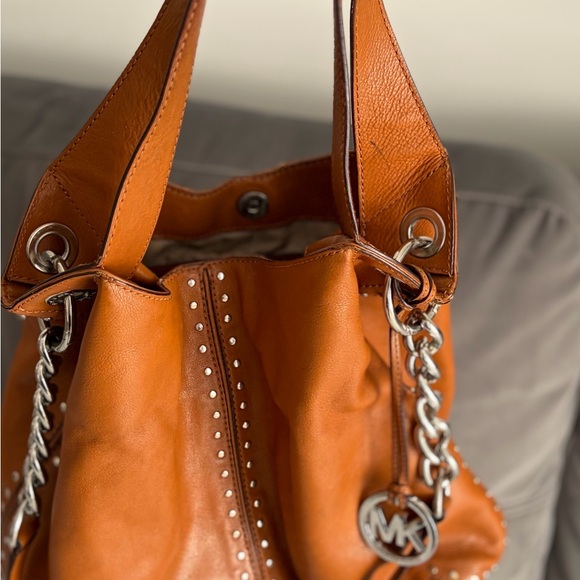 Michael Kors Studded Shoulder Bag - Picture 3 of 9